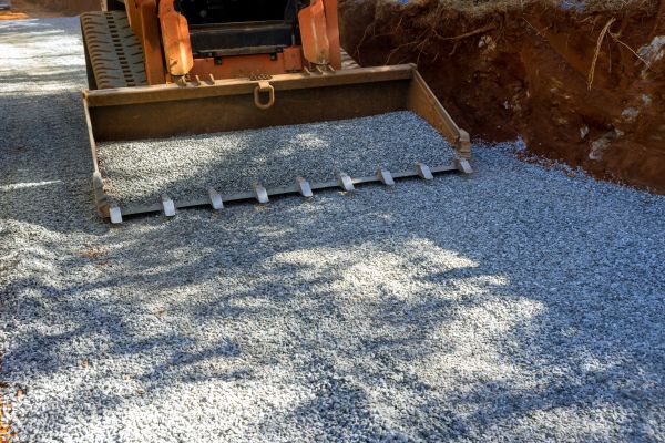 Gravel Driveway Rut Repair in Mason