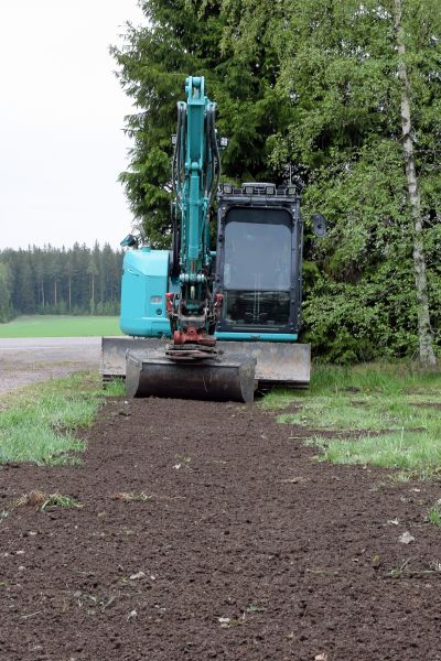Backhoe Grading in Mason
