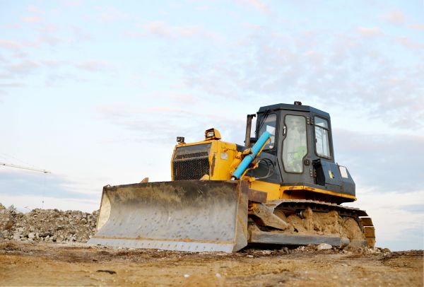 Bulldozer Land Excavation in Mason