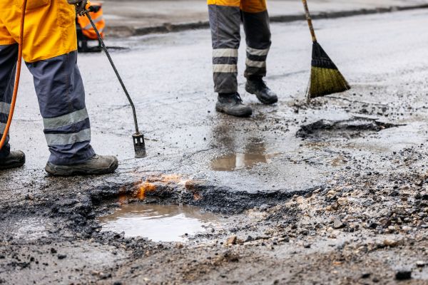 Gravel Pothole Repair in Mason