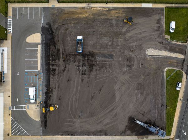 Parking Lot Excavation in Mason
